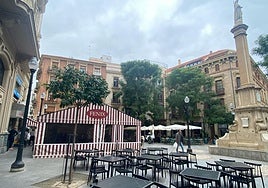 Plaza de Santa Catalina de Murcia.