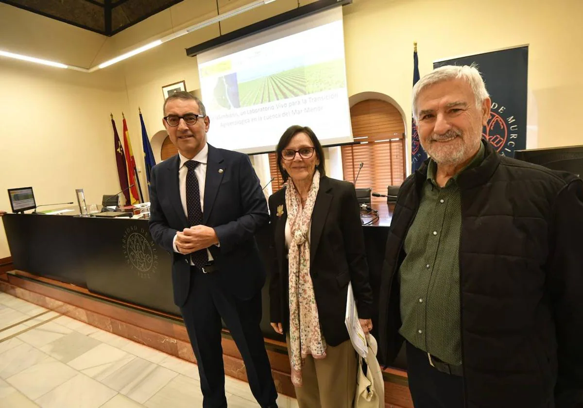 Presentación de un proyecto de la UMU sobre el Mar Menor.