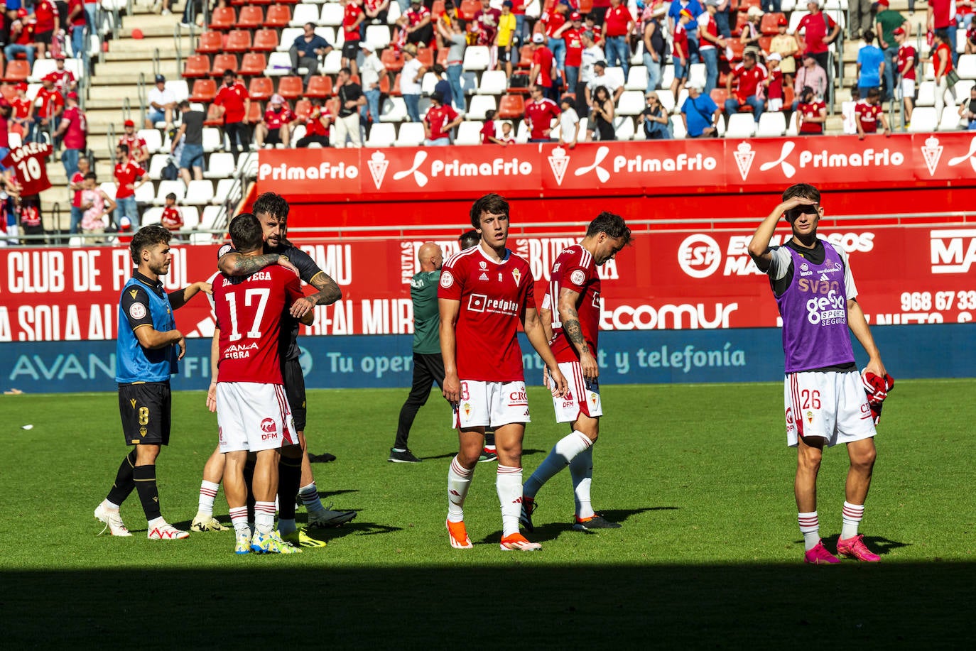 La derrota del Real Murcia frente al Castellón, en imágenes