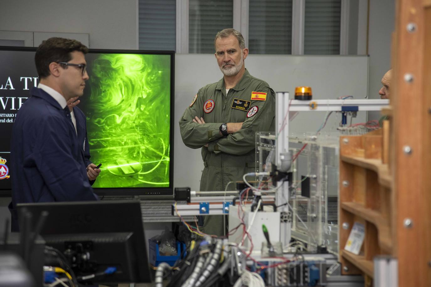 La visita del Rey Felipe VI a la Academia General del Aire, en imágenes