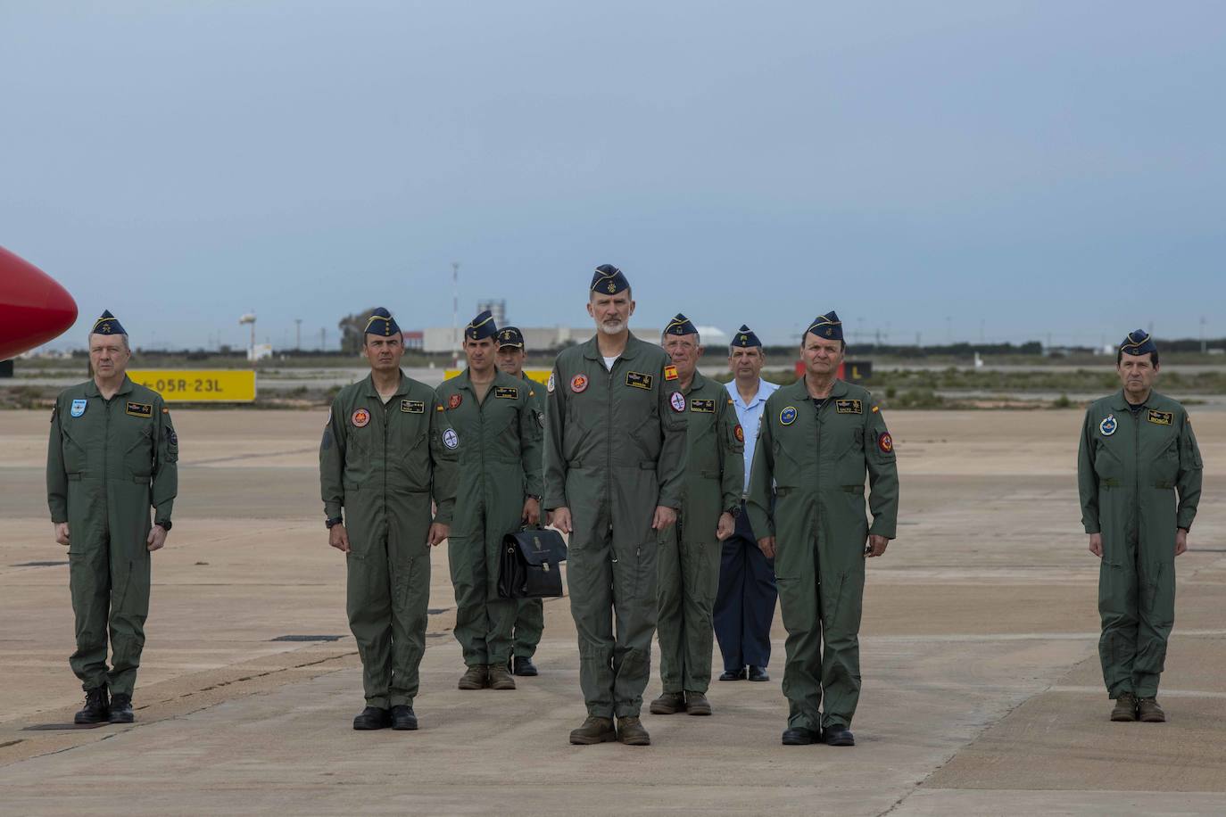 La visita del Rey Felipe VI a la Academia General del Aire, en imágenes