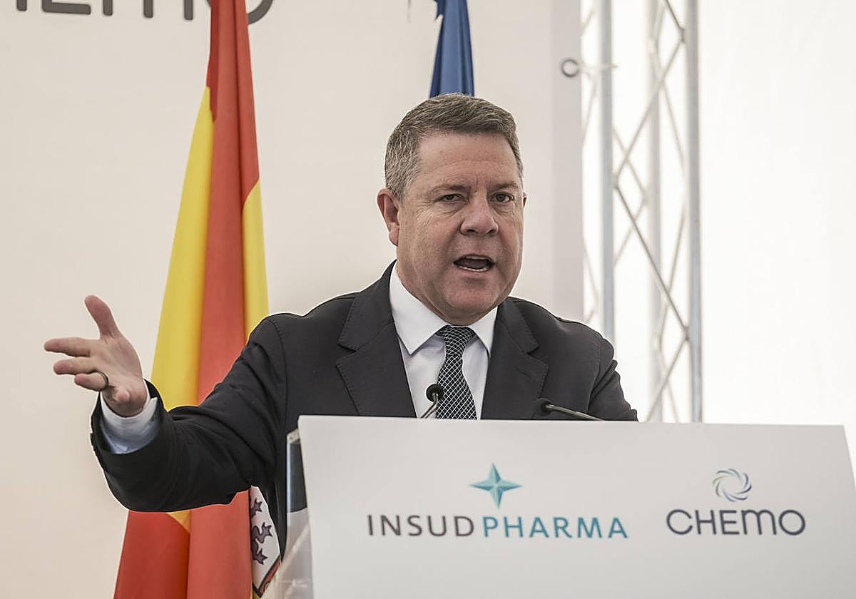 El presidente de Castilla-La Mancha, Emiliano García-Page.