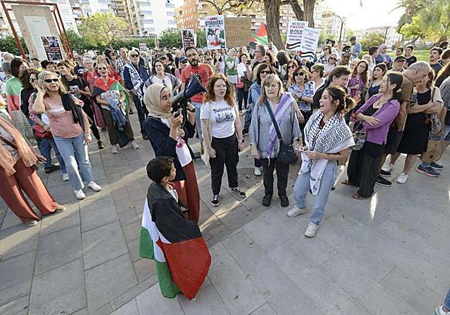 Concentración en Murcia contra «el genocidio» en Rafah