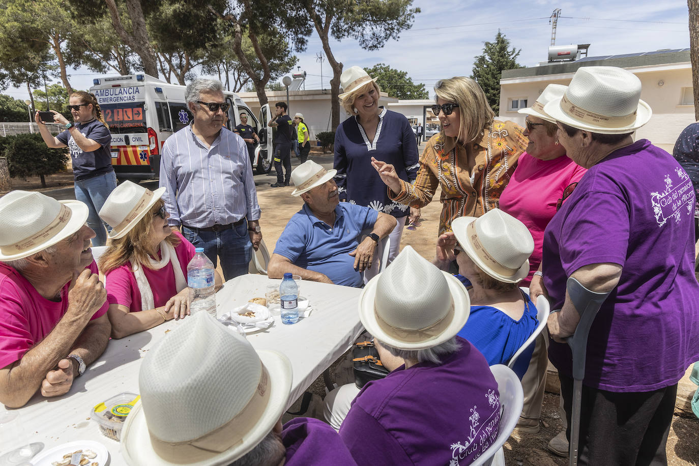 Las imágenes de la convivencia de mayores en Cartagena