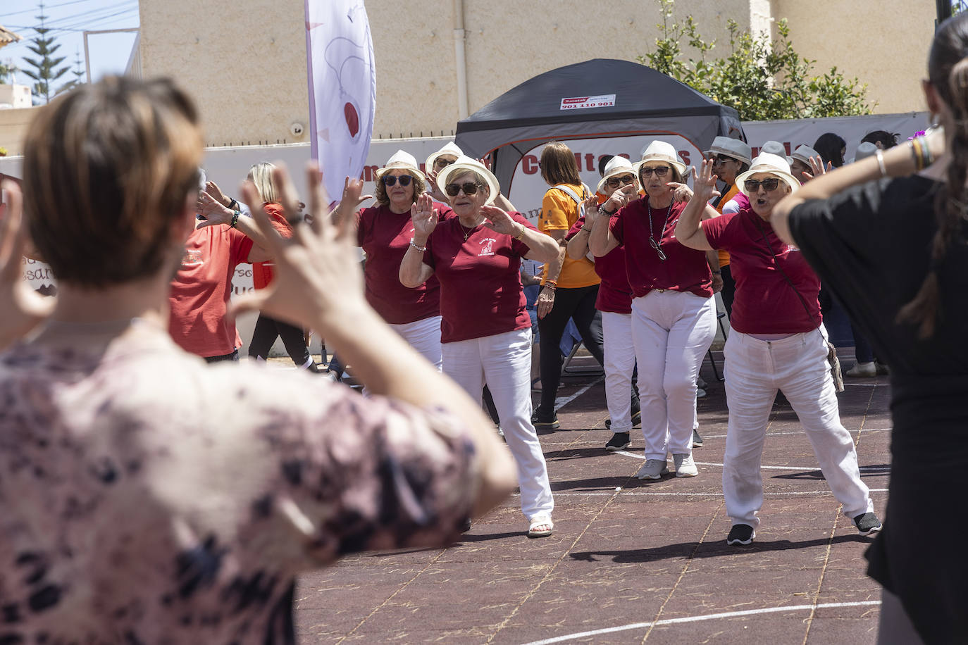 Las imágenes de la convivencia de mayores en Cartagena