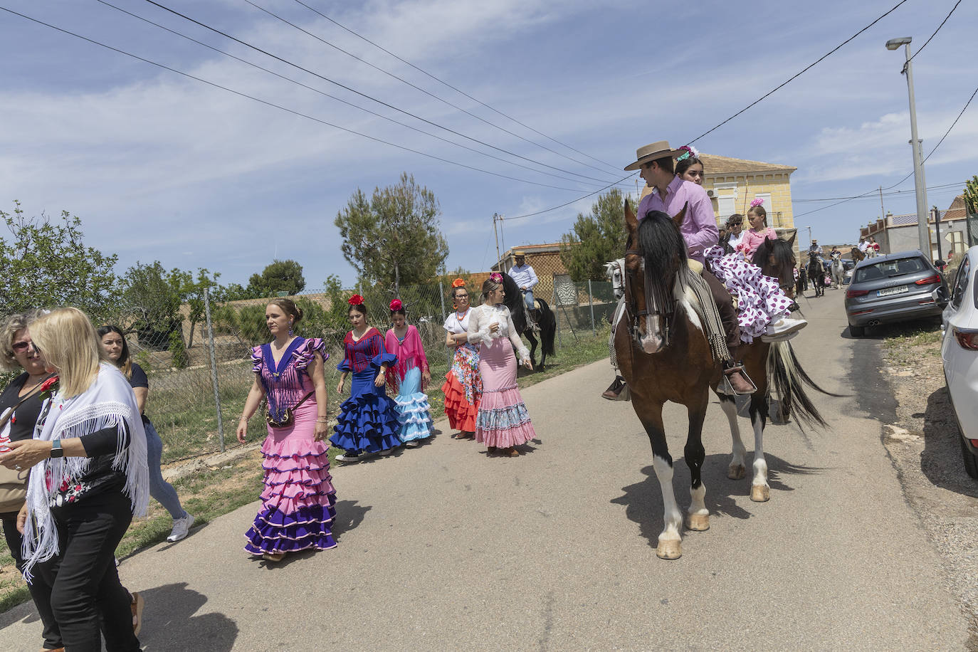 Las imágenes de la romería de la Virgen Dolorosa de La Muela en Galifa