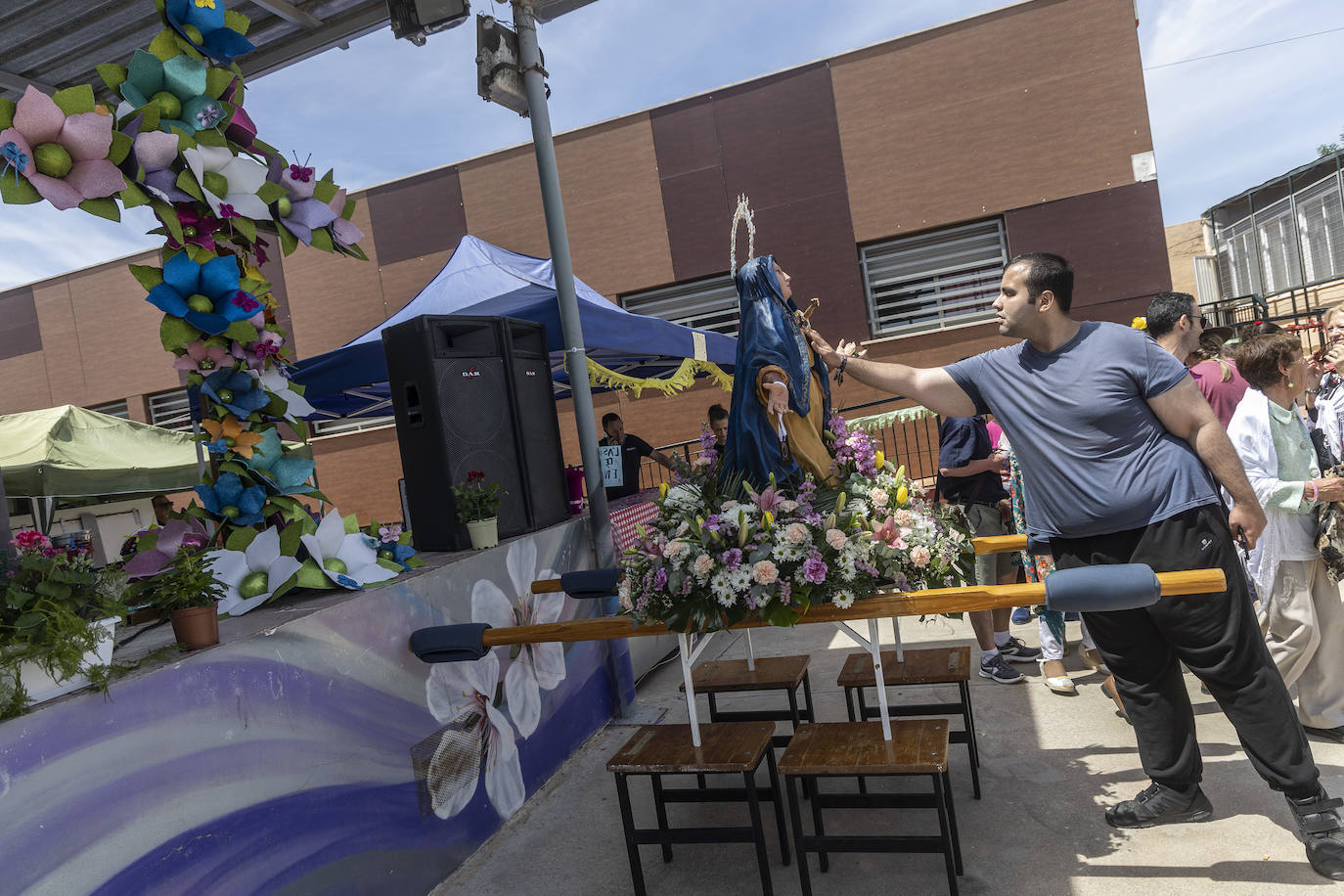 Las imágenes de la romería de la Virgen Dolorosa de La Muela en Galifa