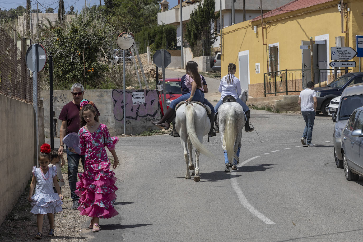Las imágenes de la romería de la Virgen Dolorosa de La Muela en Galifa