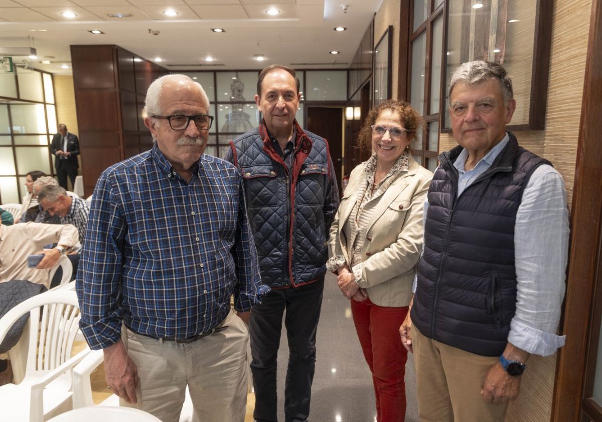 Francisco Sanz, Ginés Fernández, María Dolores Algora y Mauricio Álvarez.