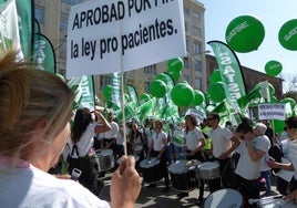 SATSE Murcia acudió a la gran manifestación en Madrid para exigir la aprobación de la Ley de Seguridad del Paciente.