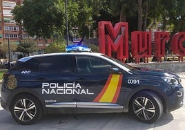 Coche patrulla de la Policía Nacional.
