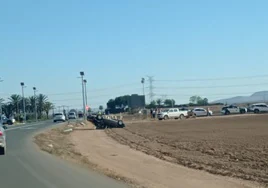 Vehículos implicados en el accidente del día 9 de mayo en la carretera de La Palma.