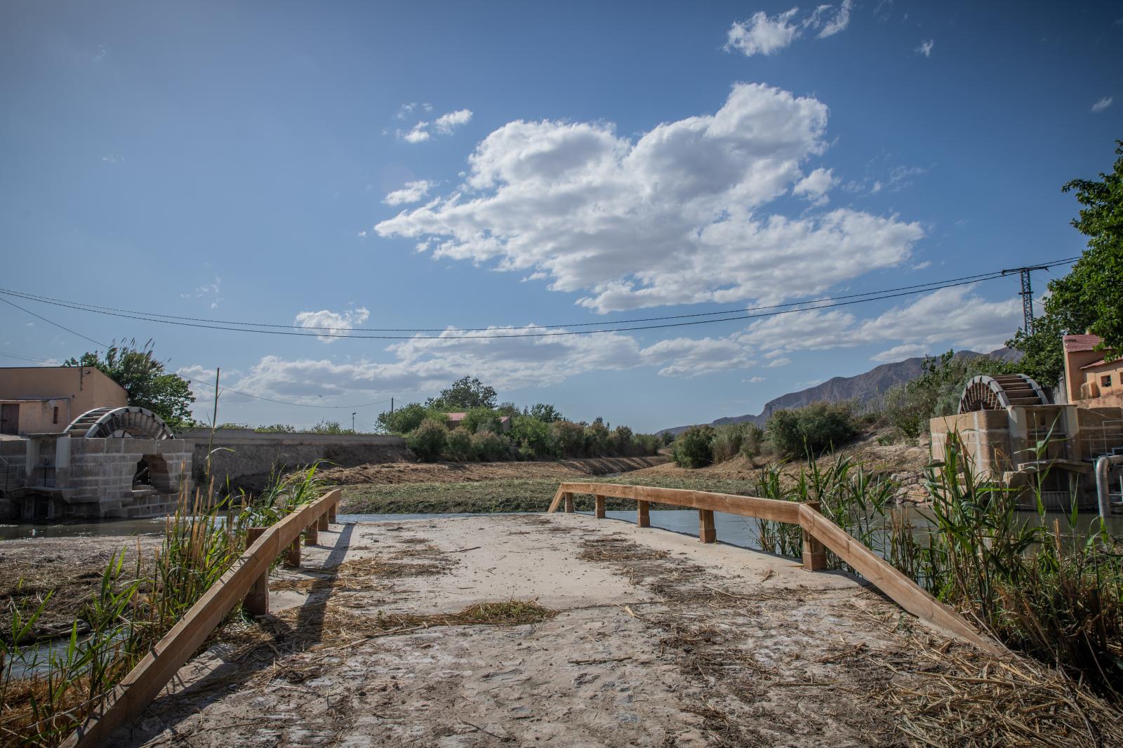 Así han quedado las Norias Gemelas de Orihuela tras su rehabilitación