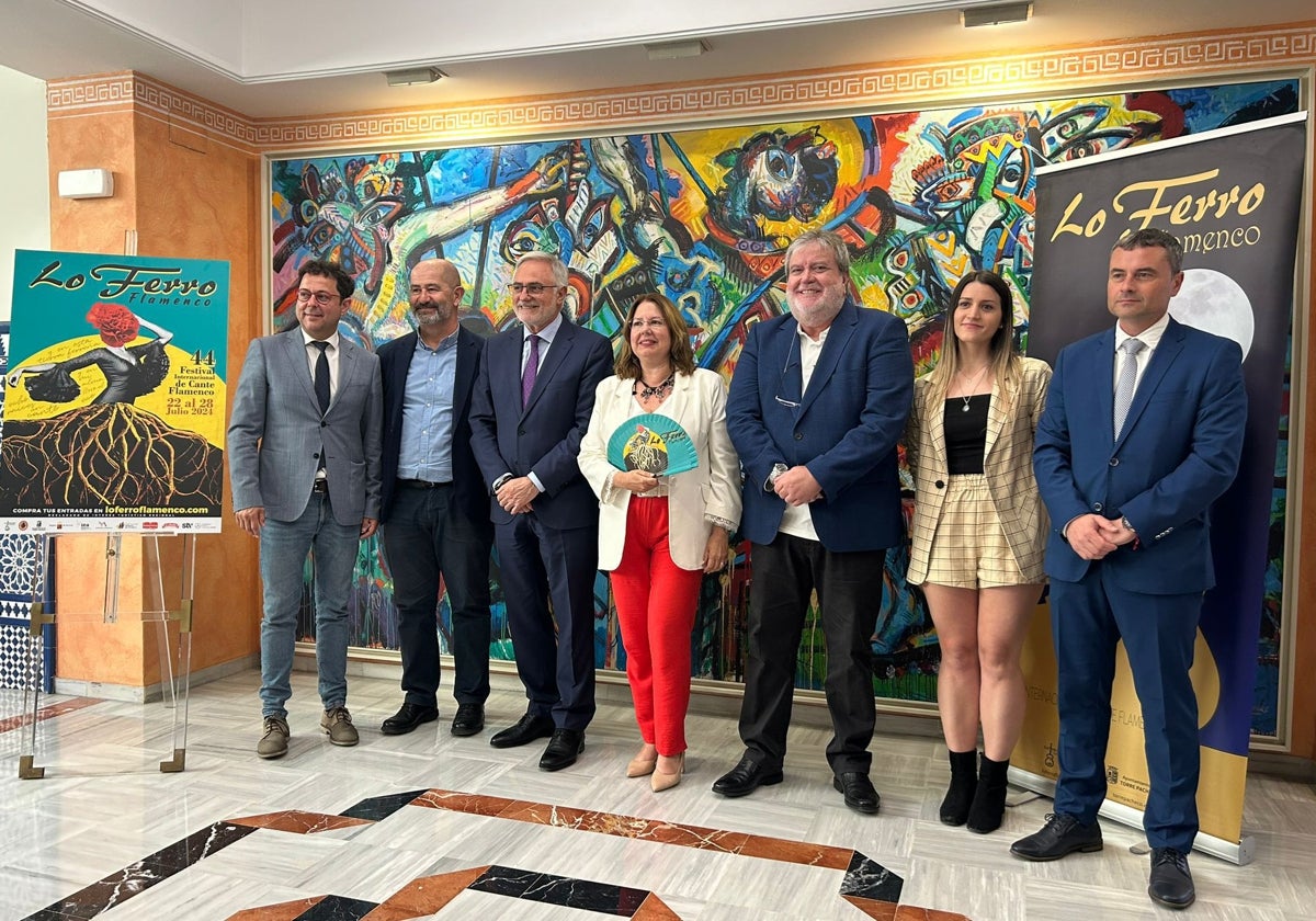 Presentación oficial del cartel del festival, en la Asamblea Regional de Murcia.