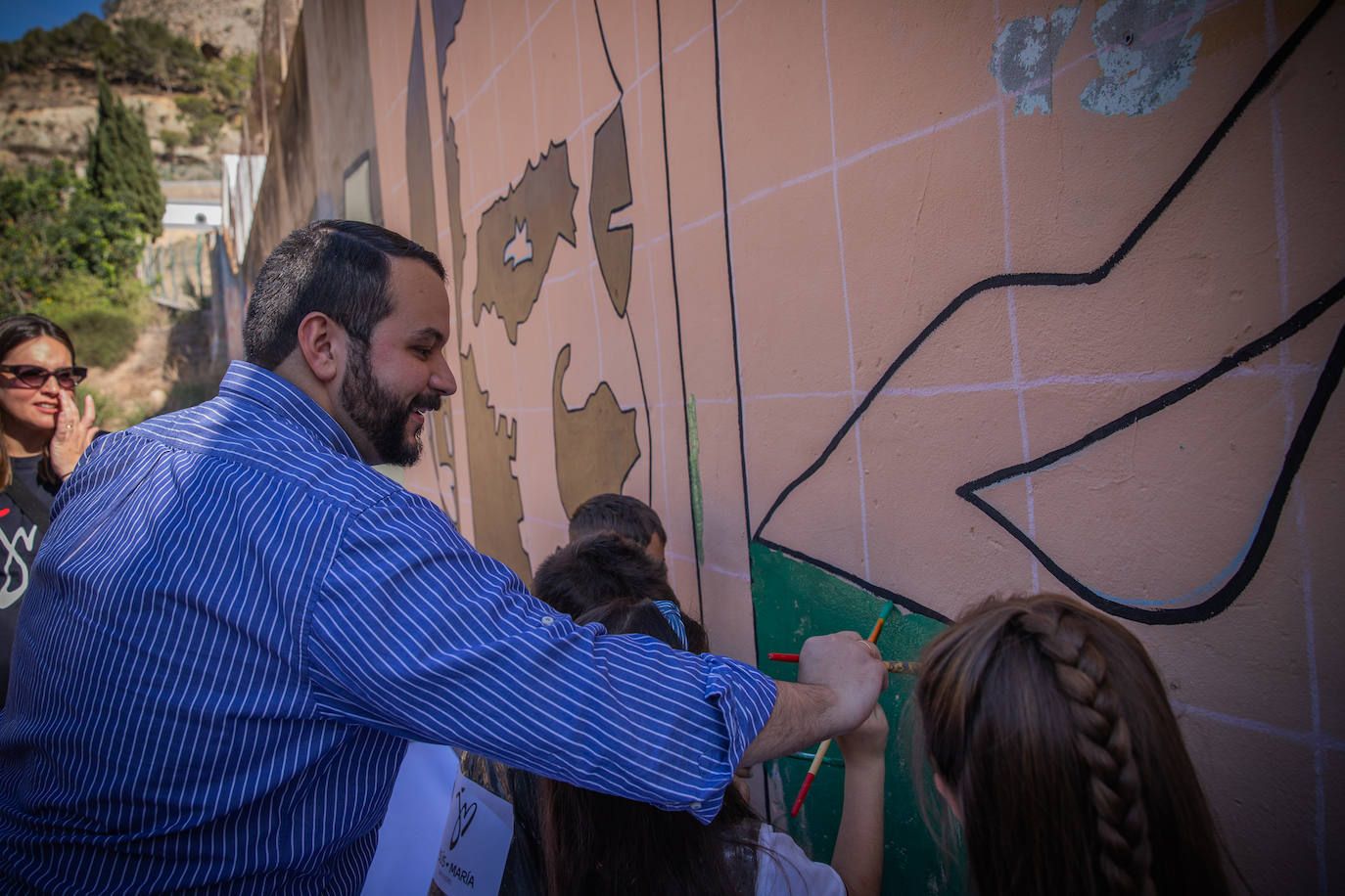 Imágenes de la fiesta de los Murales de San Isidro, en Orihuela