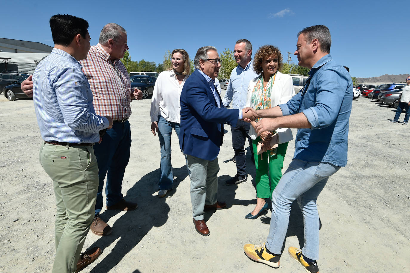 La visita de Núñez Feijóo a Cieza, en imágenes