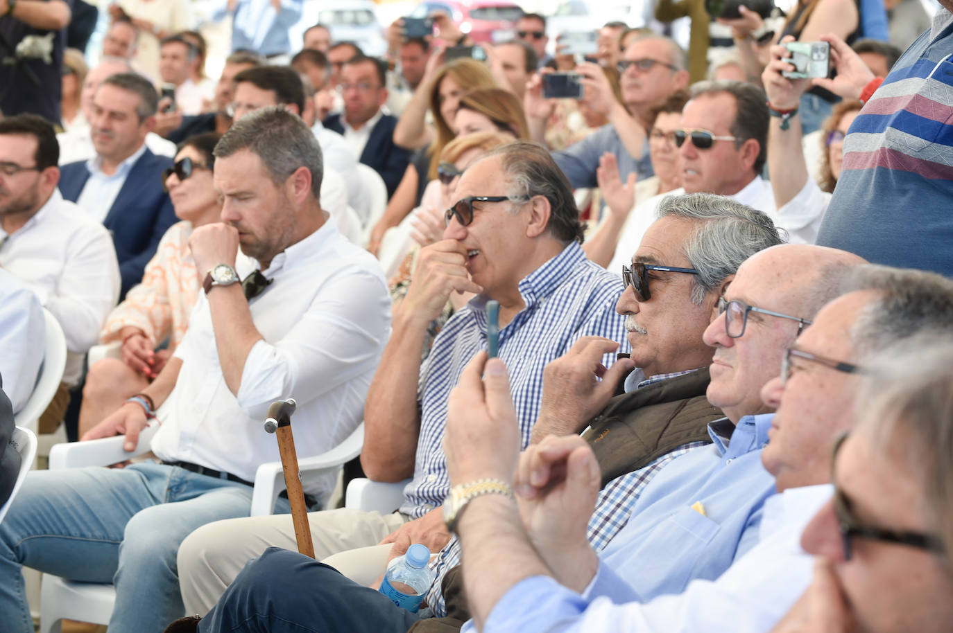 La visita de Núñez Feijóo a Cieza, en imágenes
