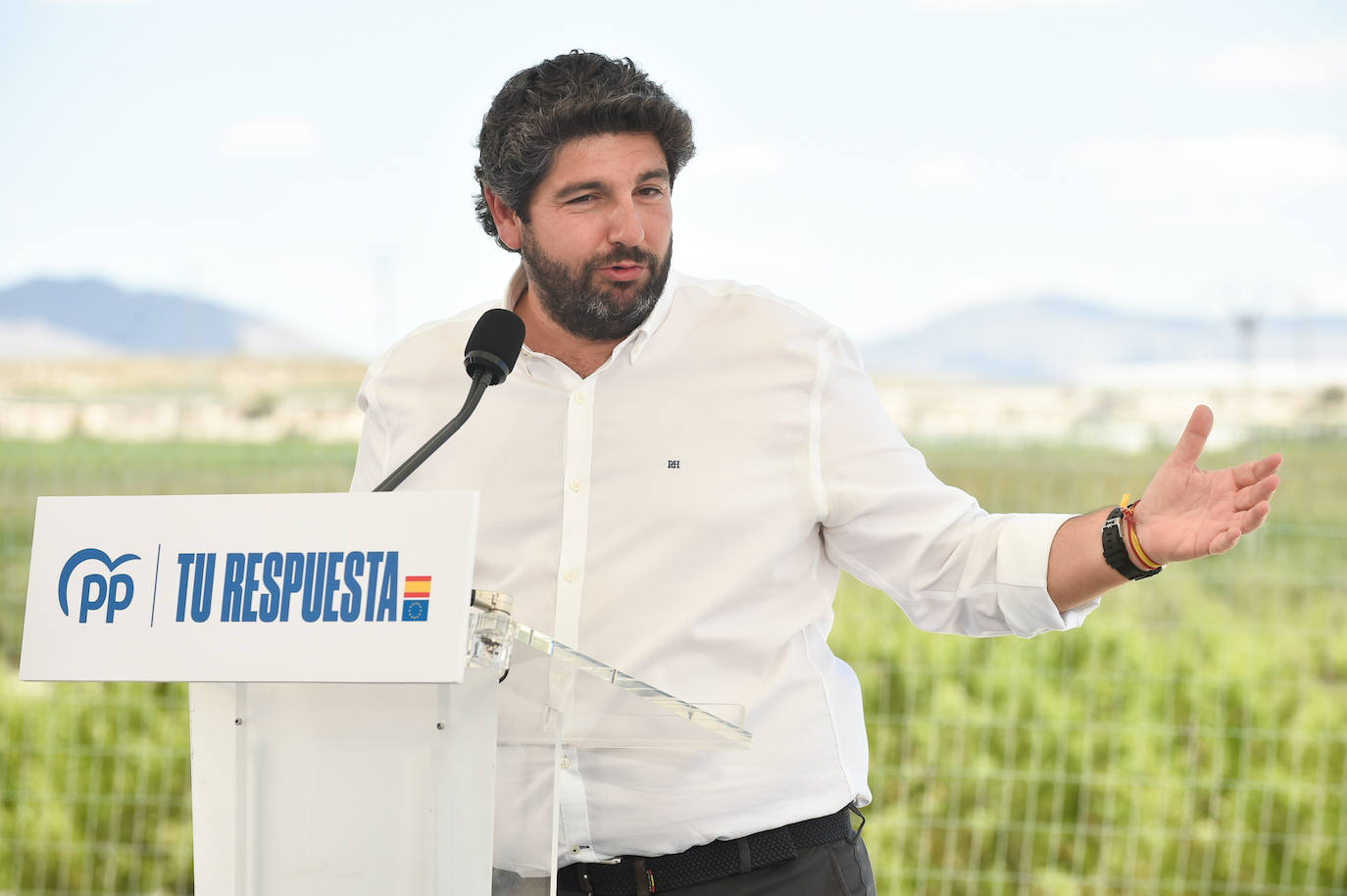 La visita de Núñez Feijóo a Cieza, en imágenes