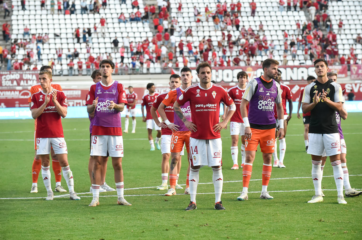 El empate del Real Murcia frente al Mérida, en imágenes