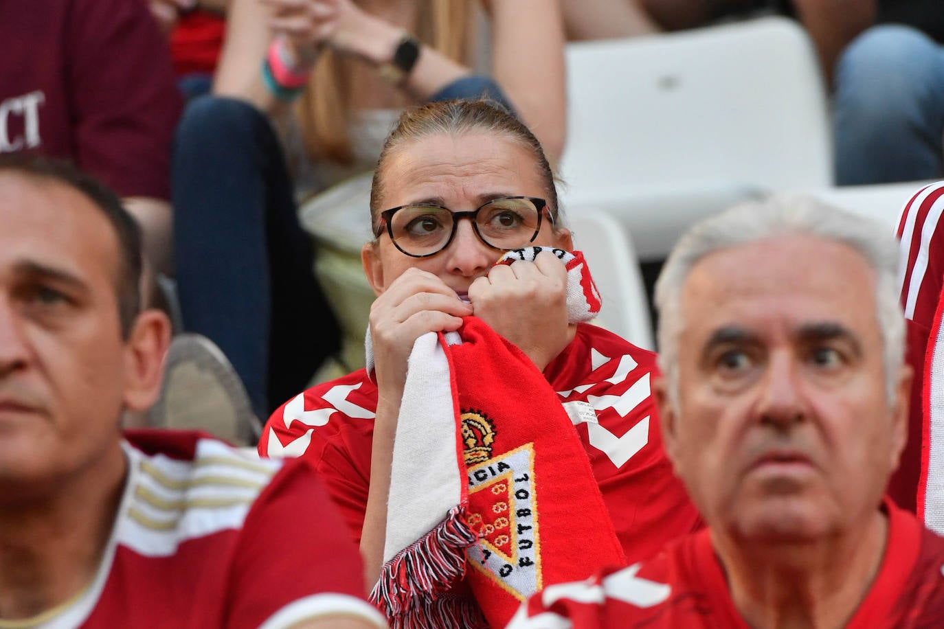 El empate del Real Murcia frente al Mérida, en imágenes