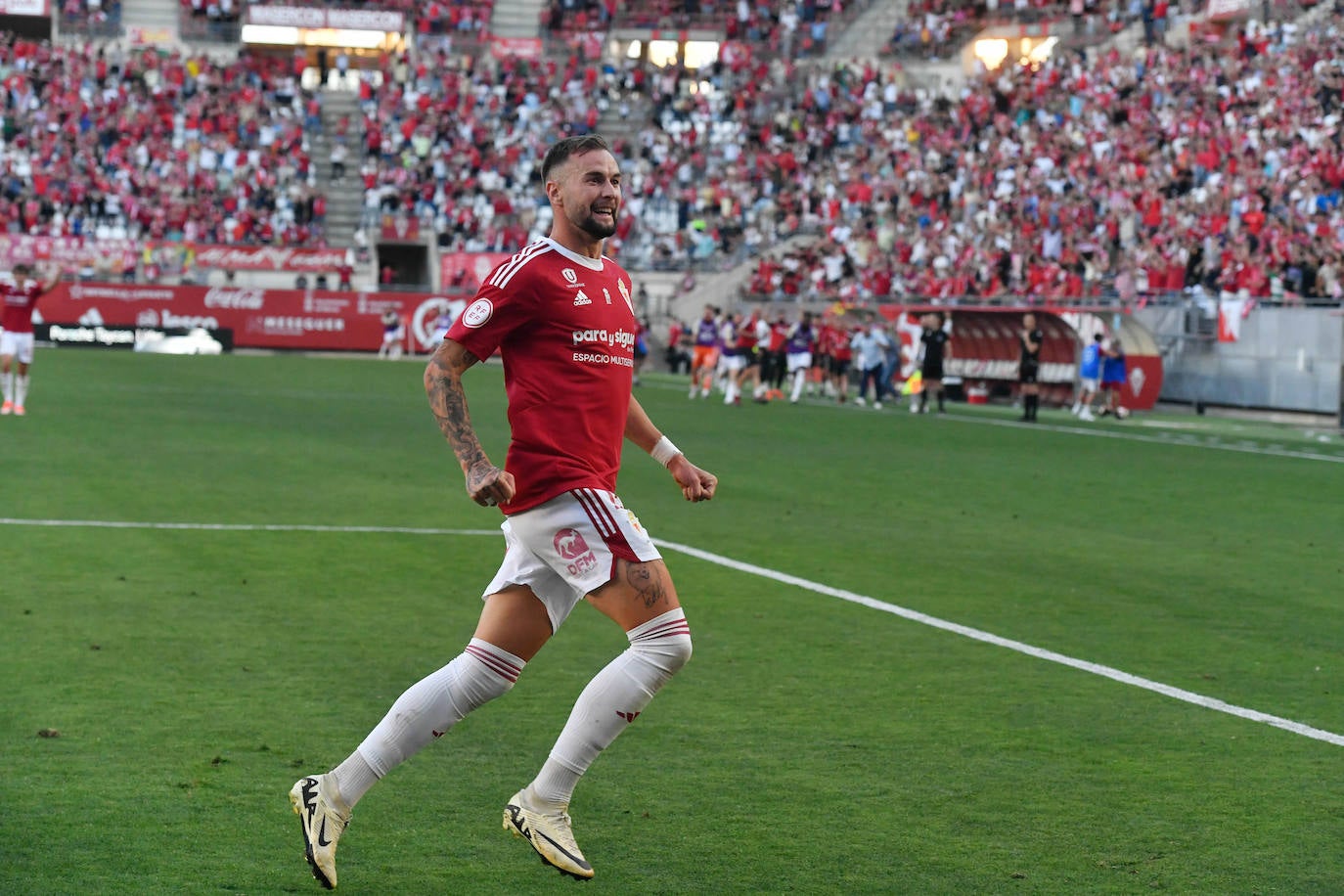 El empate del Real Murcia frente al Mérida, en imágenes