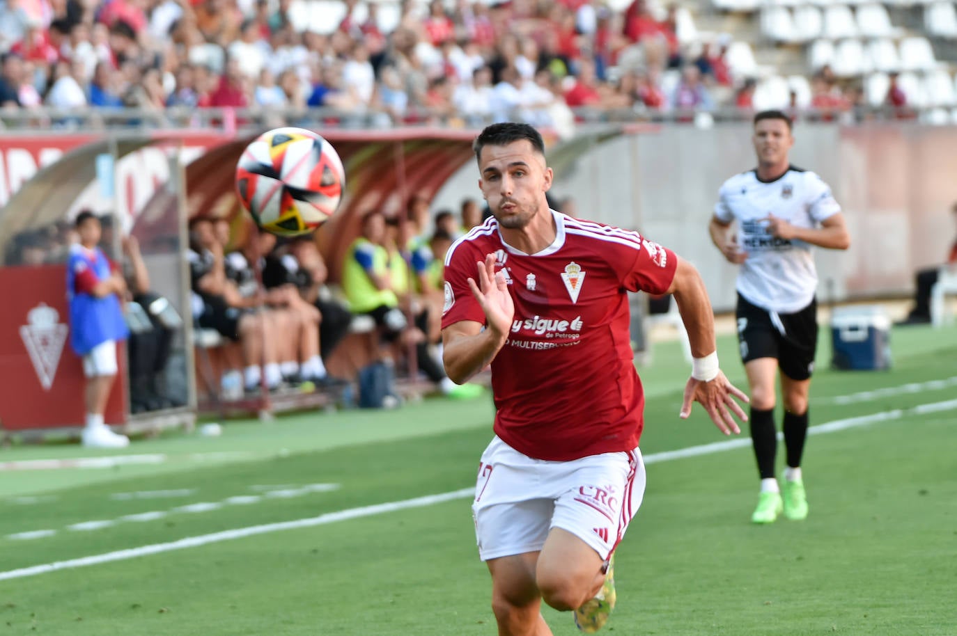 El empate del Real Murcia frente al Mérida, en imágenes