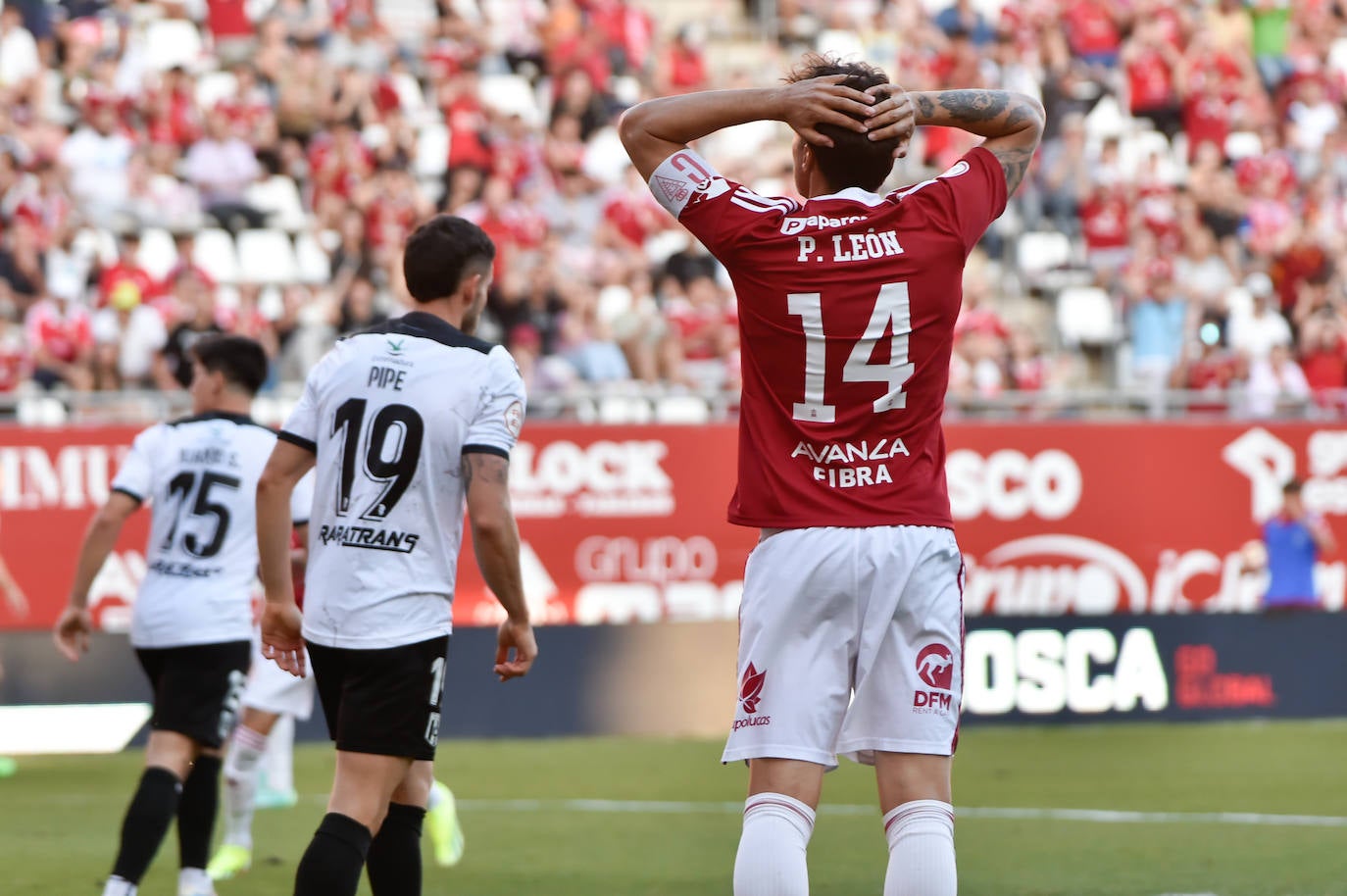 El empate del Real Murcia frente al Mérida, en imágenes