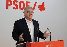 El secretario general del PSOE en la Región de Murcia y portavoz del Grupo Parlamentario Socialista, Pepe Vélez.