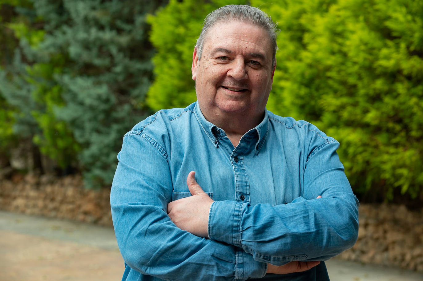 Paco Zaragoza, el pasado mes de abril, en una visita a Murcia.