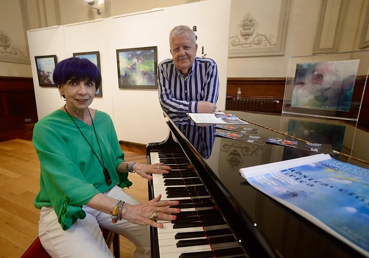 A cuatro manos. Ester Monasterio y Salvador Moreno han realizado una creación conjunta.