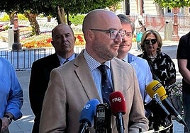 El concejal de Movilidad, José Francisco Muñoz, este lunes.