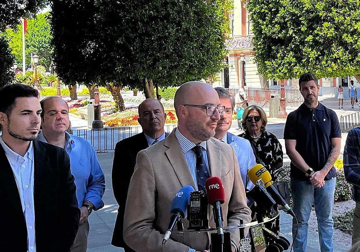 El concejal de Movilidad, José Francisco Muñoz, este lunes.