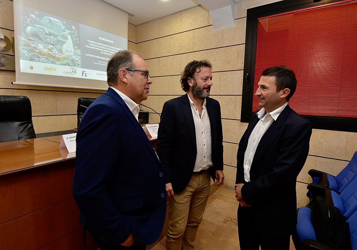 Blas Marín, Ramón Avilés y Rafael Martínez.