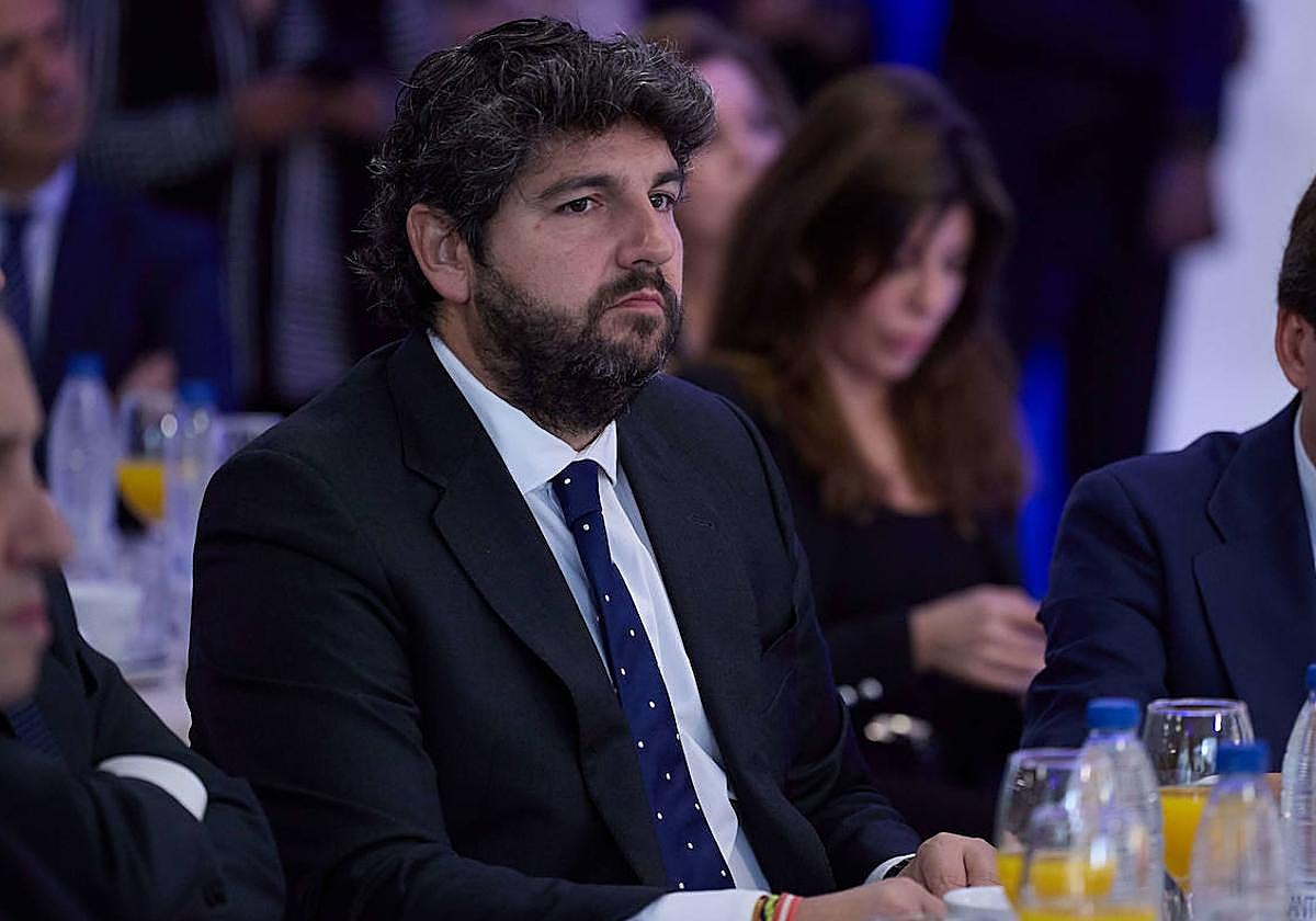 Lopez Miras, en una imagen tomada este martes.