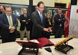 Miguel Ángel Cámara, en su toma de posesión como catedrático.