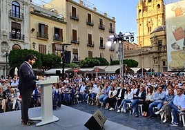Acto electoral en Murcia, en directo.