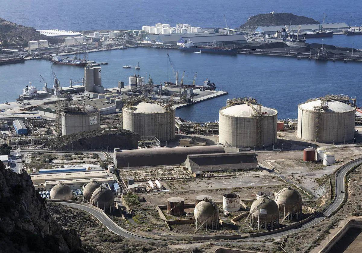 Puerto industrial de Escombreras, en una foto de archivo.