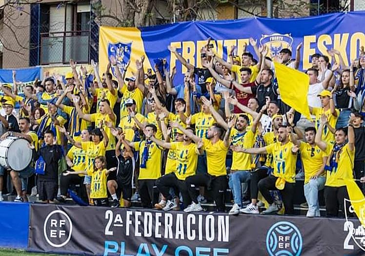 El apoyo del Frente Eskorpión es decisivo para ganar al Barakaldo en Los Arcos.