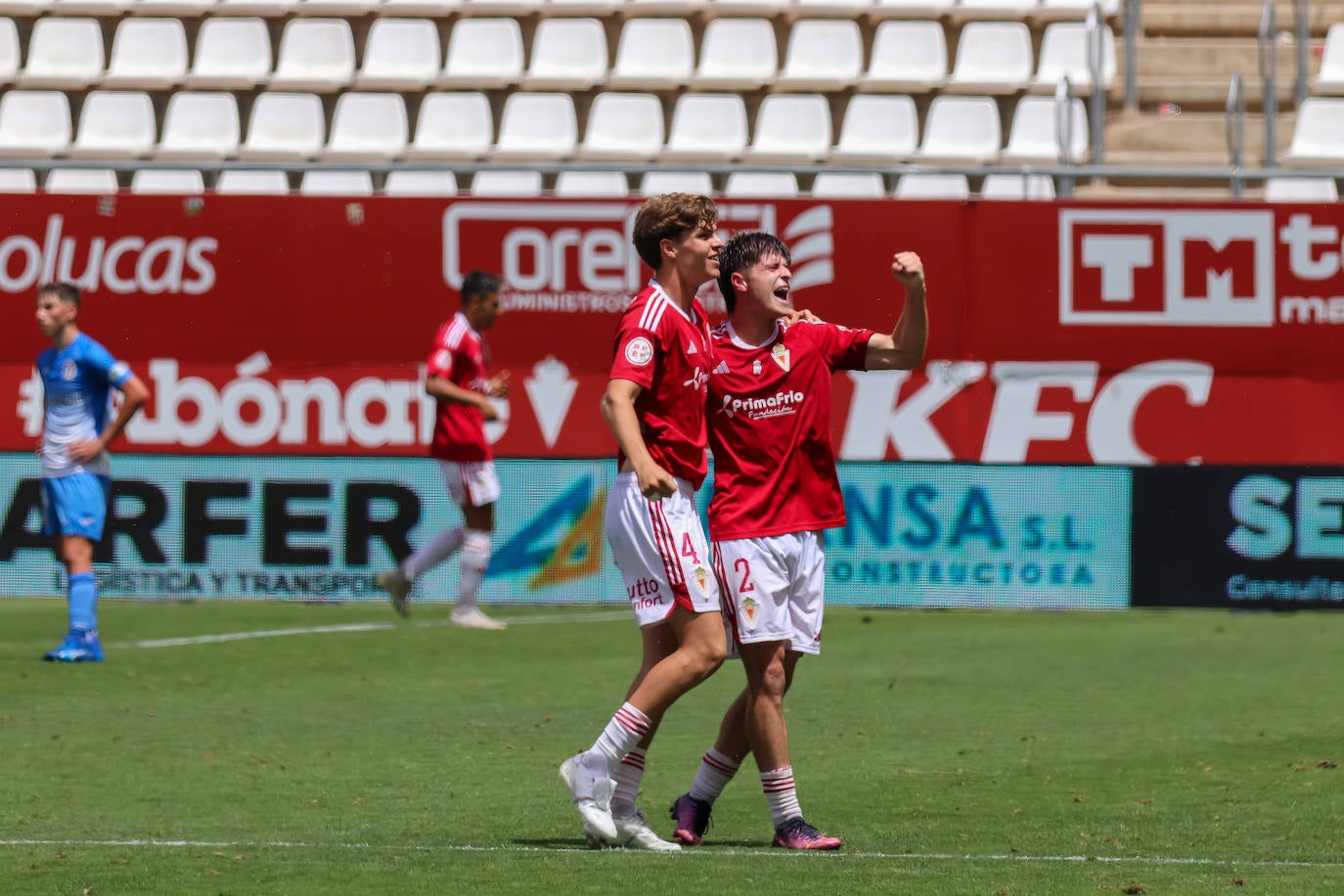 La victoria del Real Murcia Imperial frente al Lorca Deportiva, en imágenes