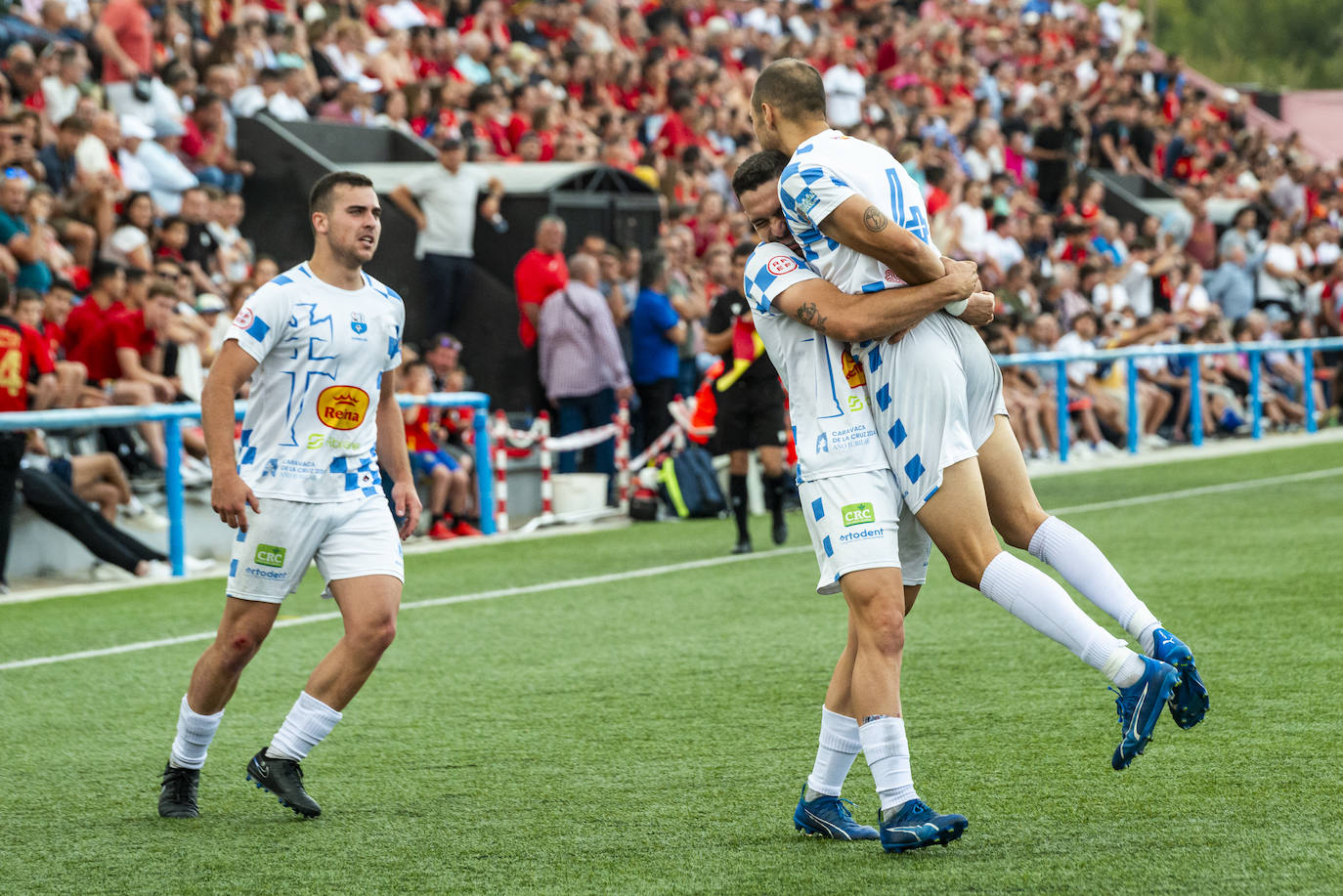 El Cieza accede a las semifinales del &#039;playoff&#039; tras eliminar al Caravaca, en imágenes