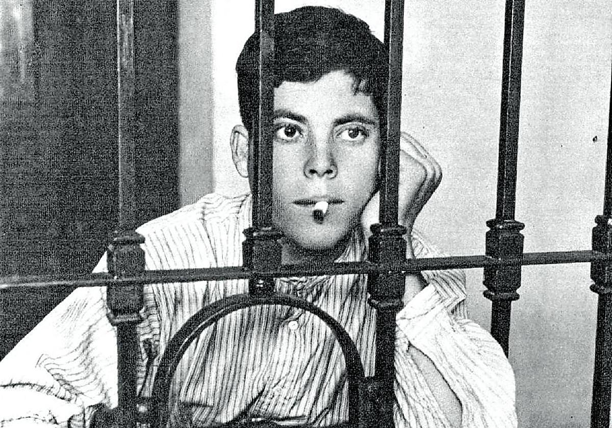 Desde la cárcel. El diario nacional 'ABC', cuando la noticia del crimen se extendió, publicó en sus páginas esta impactante fotografía del asesino de Antoñito Zambudio.