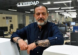 Manuel Pineda, este lunes, en LA VERDAD.