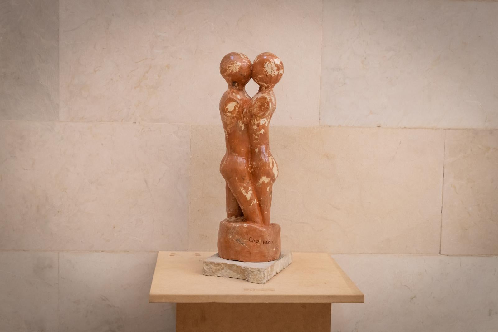 La exposición de esculturas sobre Miguel Hernández, en imágenes