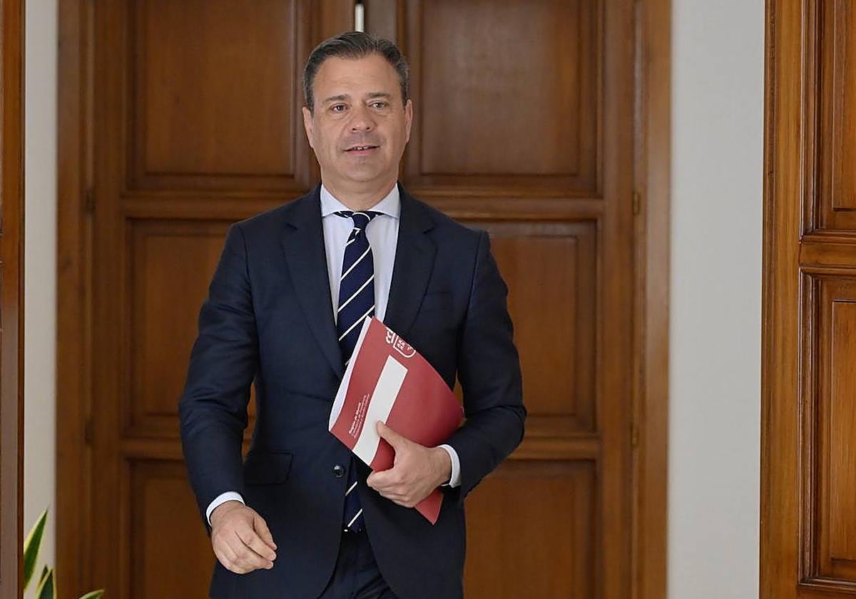 Marcos Ortuño, este jueves.