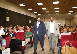 López Miras y Pérez-Chuecos en la asamblea de Coag.