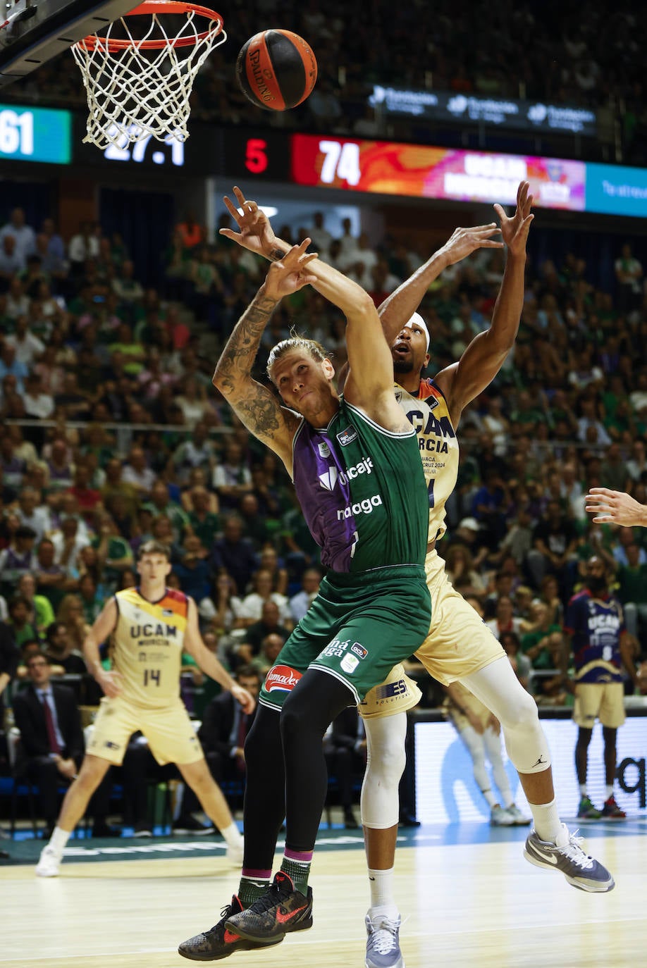 Las imágenes del Unicaja-UCAM (83-101)