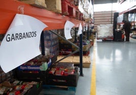 Los beneficiarios dejarán de recibir ayuda de los bancos de alimentos. En la imagen, el del Segura.