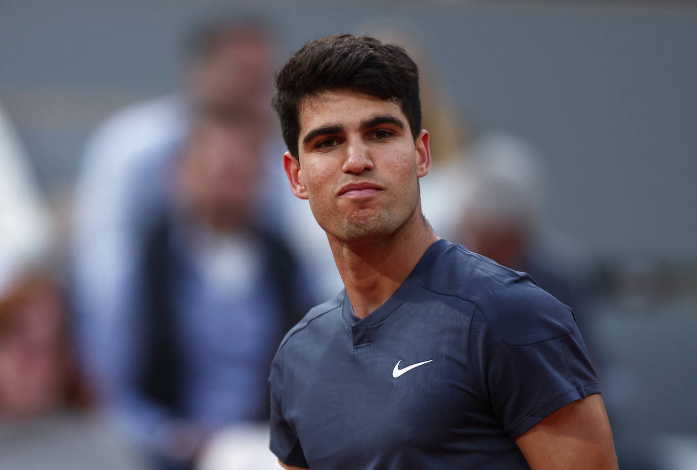 Las imágenes del partido entre Carlos Alcaraz y Stefanos Tsitsipas