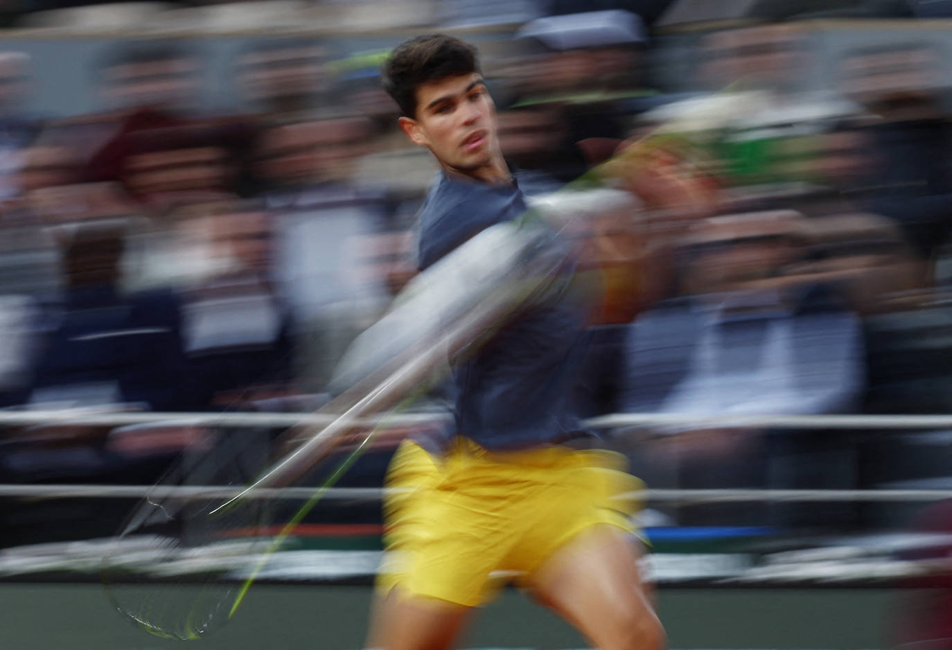 Las imágenes del partido entre Carlos Alcaraz y Stefanos Tsitsipas