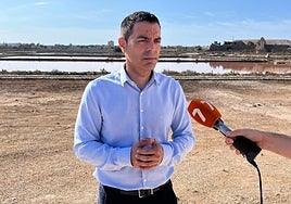Marcos Ros, este martes, en las Salinas de Marchamalo.
